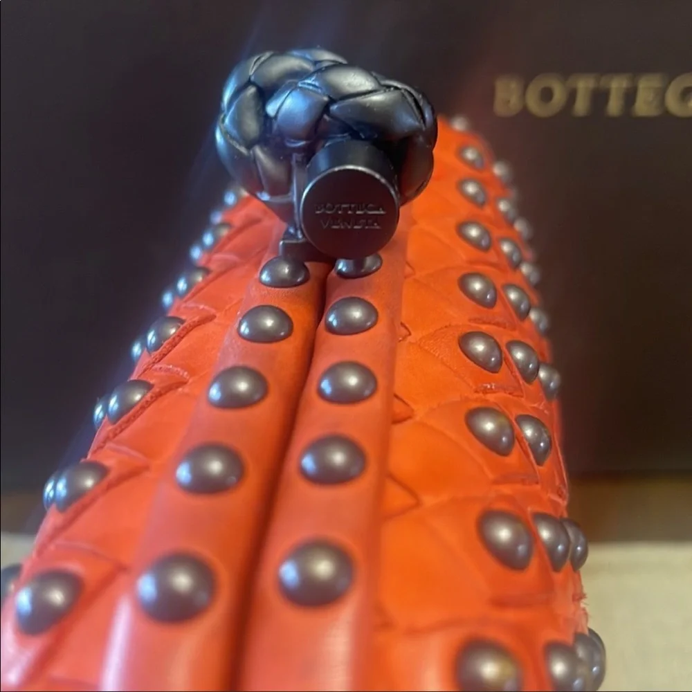 ππ HP πππ Bottega Veneta Intrecciato Bruciato Knot Clutch - Picture 5 of 15